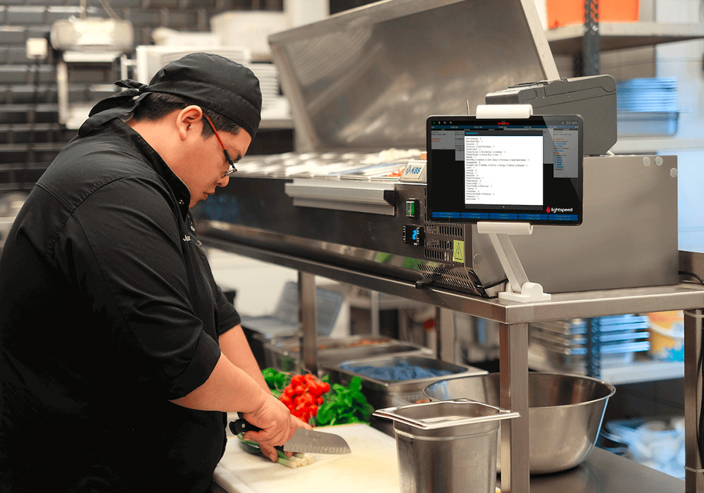 Lightspeed Kassensystem Küchenmonitor
